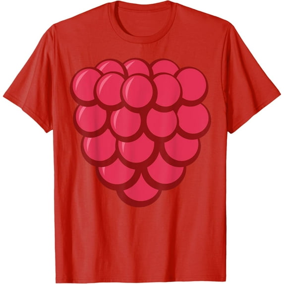 Velto Raspberry Fruit Easy Lazy DIY Costume T-Shirt All Size S-5XL