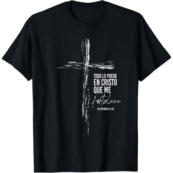 Velto Regalos Cristianos Versos Filipenses 4 13 Christian Spanish T-Shirt All Size S-5XL