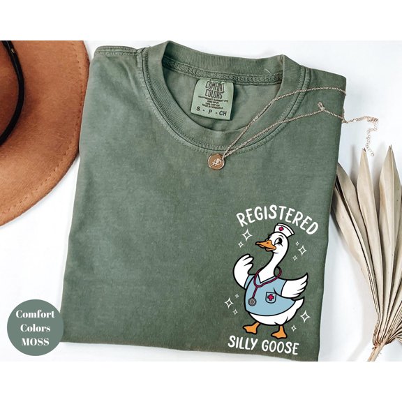 Velto Registered Goose Shirt, RN Shirt, Nurse Gift, Nurse Shirt, Shirt, Goose Shirt, Gift, Gag Gift, Nurse Day, RN Shirt All Size S-5XL