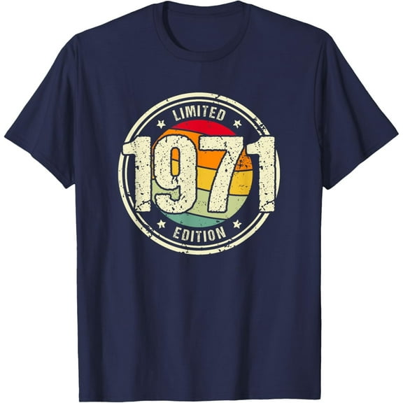 Velto Retro 54 Year Old Vintage 1971 Limited Edition 54th Birthday T-Shirt All Size S-5XL