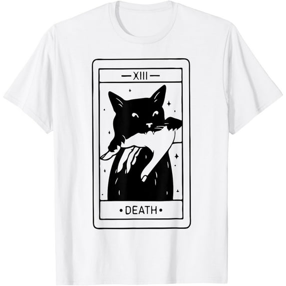 Velto Retro Black Cat Cute Design Gift For Men Women T-Shirt All Size S-5XL