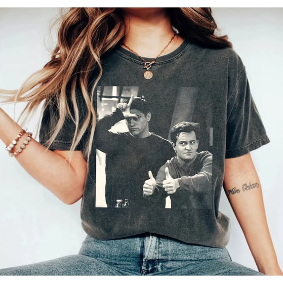 Velto Retro Friends-Inspired Character Shirt, Gift for Men Women, TV Show Merch All Size S-5XL