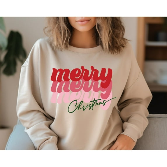 Velto Retro Happy Holiday Sweatshirt, Happy Holiday Sweatshirt, Retro Happy Holiday Sweatshirt, Happy Holiday, Happy Holiday All Size S-3XL