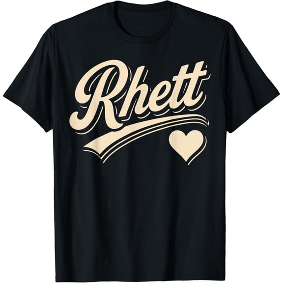 Velto Retro Rhett Name Classic Design Gift For Men Women T-Shirt All Size S-5XL