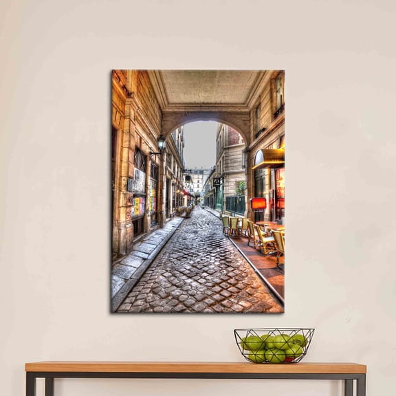 Velto Rue Saintandre Des Landscape, Rue Saintandre Des Canvas Art, Paris Wall Decor, Paris Travel Wall Decor, France Canvas, 8x12 UNFRAMED