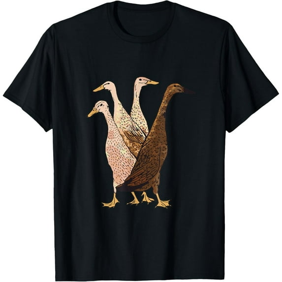 Velto Running Duck Indian Runner duck T-Shirt Fullsize S-5XL Shirt
