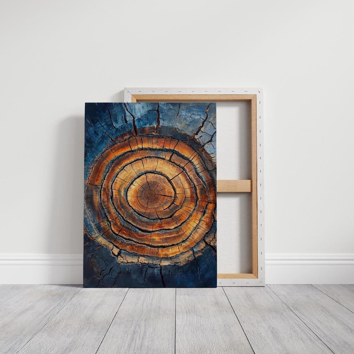 Velto Rustic Tree Ring Abstract Vibrant Grain Texture Warm Earth Tone ...
