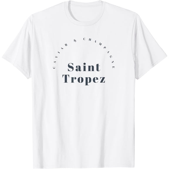 Velto Saint Tropez - Caviar & Champagne T-Shirt All Size S-5XL