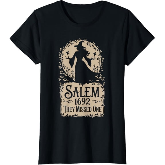 Velto Salem 1692 They Missed One Witch Salem T-Shirt All Size S-5XL