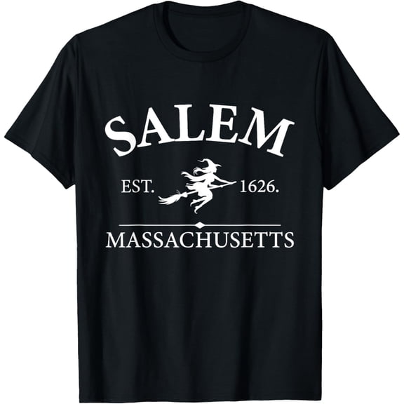 Velto Salem Massachusetts Salem Witches 1626 Womens Mens T-Shirt All Size S-5XL