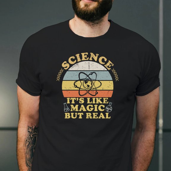 Velto Science It's Like Magic But Real Teacher Shirt, Kindergarten Teacher Shirt, Teacher Gift Ideas, Teaching Shirt, Shirt for Science Teacher All Size S-5XL