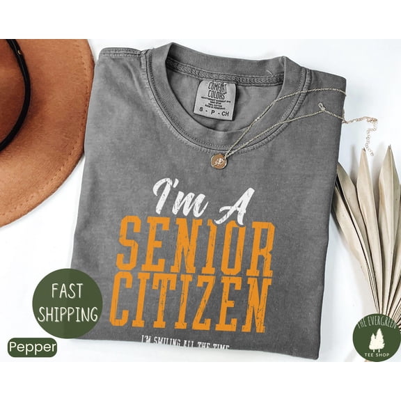 Velto Senior Citizen Graphic Tshirt Humor Inspired Casual Outfit Everyday Wear Hard Of Hearing Awareness Fullsize S-5XL Shirt
