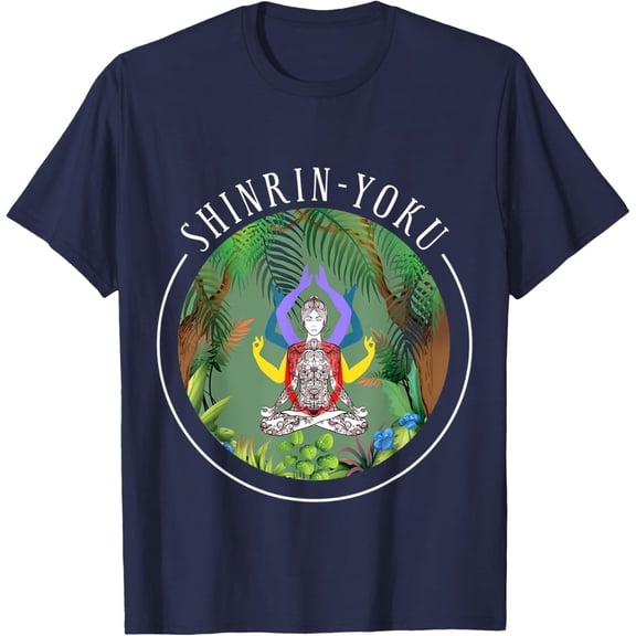 Velto Shinrin Yoku Forest Bathing Spiritual Yoga Men Women T-Shirt All Size S-5XL