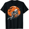 thumbnail image 1 of Velto Skeleton American Football Costume Boys Men T-Shirt All Size S-5XL, 1 of 5