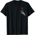 thumbnail image 1 of Velto Skeleton Hand Rose Costume Pocket Men Women T-Shirt All Size S-5XL, 1 of 5