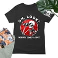 thumbnail image 1 of Velto Skeleton Oh Look Nobody Gives A T-Shirt, Sketeton Shirt All Size S-5XL, 1 of 5