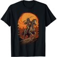 thumbnail image 1 of Velto Skeleton Riding Horse Horse Lover Skeleton T-Shirt All Size S-5XL, 1 of 5
