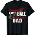 thumbnail image 1 of Velto Softball Dad Daddy Softball Sports Lovers Father's Day Mens T-Shirt Fullsize S-5XL Shirt, 1 of 5