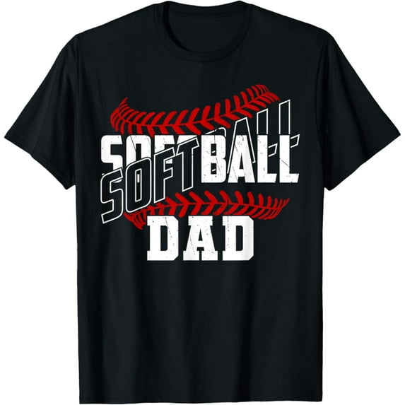 Velto Softball Dad Daddy Softball Sports Lovers Father's Day Mens T-Shirt Fullsize S-5XL Shirt