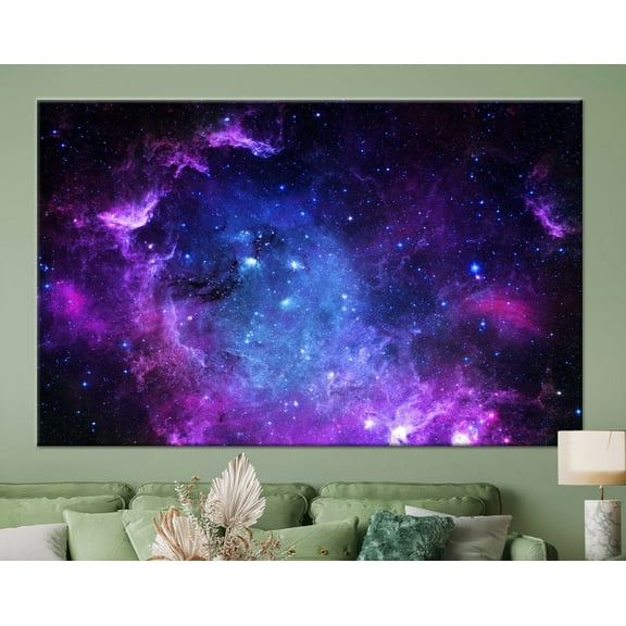 Velto Space Artwork, Starry Canvas Art, View Art Canvas, Nature Art Canvas, Milky Way Canvas, Sky Artwork, Night Wall Decor, Starry Sky Art Canvas, 8x10 UNFRAMED