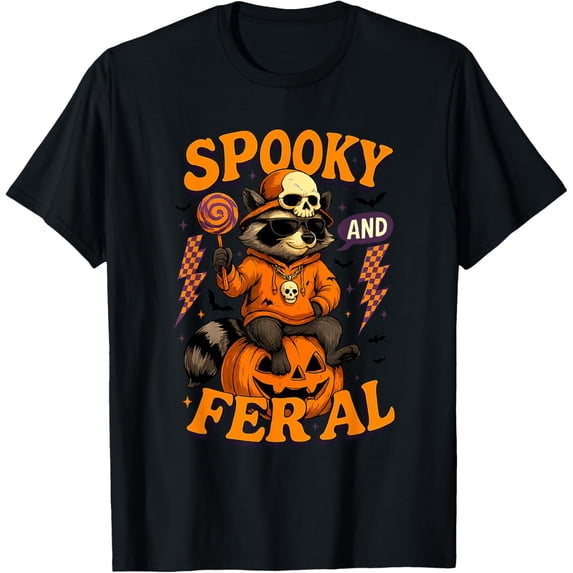 Velto Spooky And Feral Pumpkin Boys T-Shirt All Size S-5XL