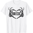 thumbnail image 1 of Velto Spooky Bride Skeleton Hands Engagement Wedding T-Shirt All Size S-5XL, 1 of 5
