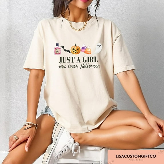 Velto Spooky Ghost T-Shirt Retro Pumpkin Graphic Tee for Fall and Festive Outfits, Full Size S-5XL