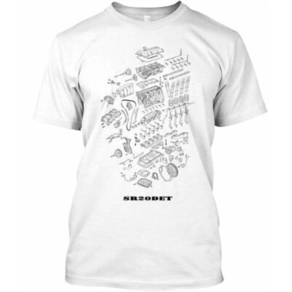 Velto Sr20det Turbo Engine T-Shirt Made in the USA All Size S-5XL