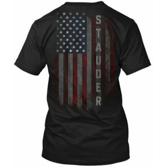 Velto Stauder Family American Flag T-Shirt Made in the USA All Size S-5XL
