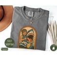 thumbnail image 1 of Velto Stay Positive Shark Attack Retro Humor Graphic T-Shirt Fullsize S-5XL Shirt, 1 of 5