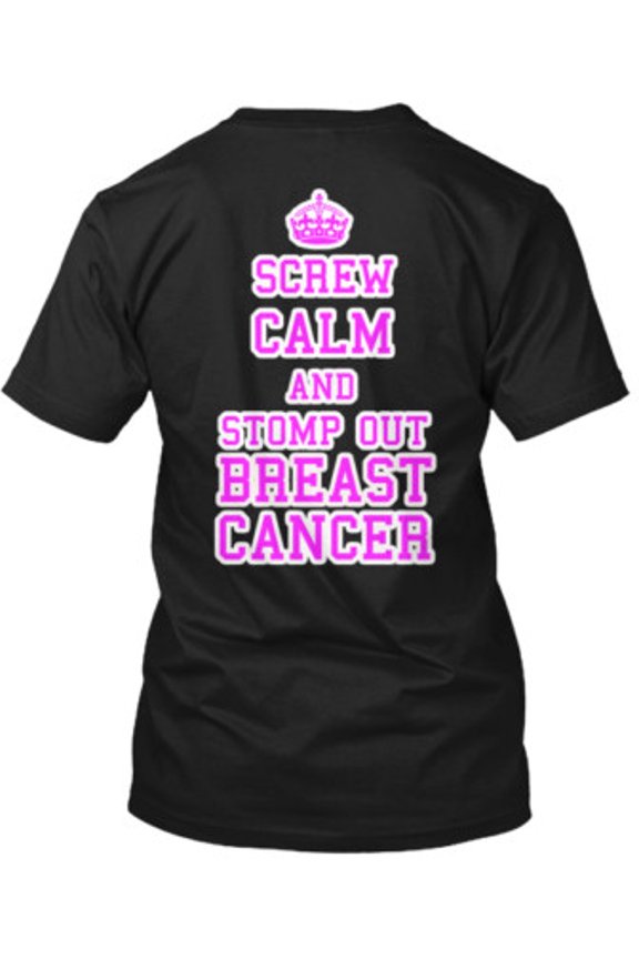Stomp Out Breast Cancer T-Shirt Made in the USA All Size S-5XL