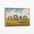 thumbnail image 1 of Velto Stonehenge Rocks Inspired English Vintage Artwork Canvas Print, High-Quality Matte Wall Art Canvas, Landscape Home Decor Sre4 Canvas, 12x16 UNFRAMED, 1 of 4