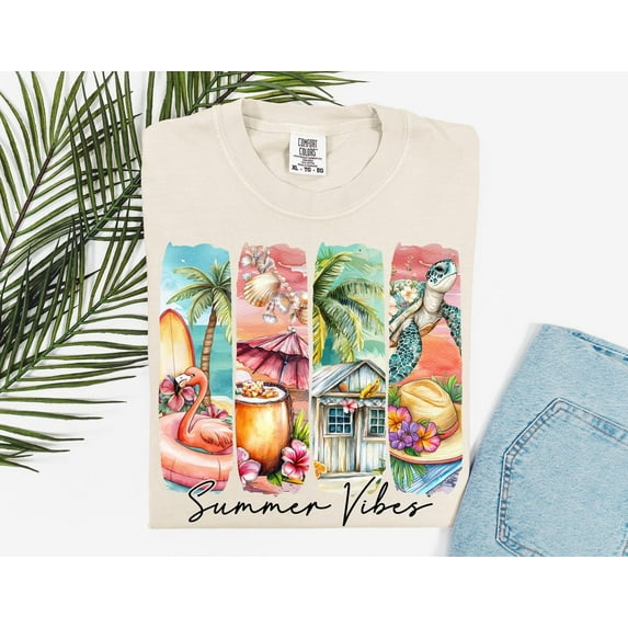 Velto Summer Vibes Shirt, Retro Summer Shirt, Sunshine Shirt, Summer Beach Club, Summer Shirt, Brushstroke Summer Tee,Sunset Beach All Size S-5XL