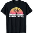 thumbnail image 1 of Velto Sunshine and Wine Tasting Men Women T-Shirt Fullsize S-5XL Shirt, 1 of 5