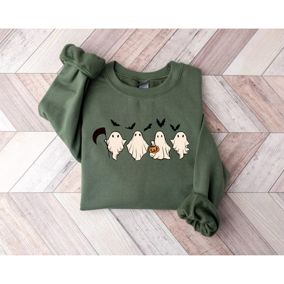 Velto Sweatshirt, Ghost Sweafor Women, Fall Sweatshirts, Sweater, Ghost Sweatshirt, Crewneck, Sweatshirt All Size S-5XL