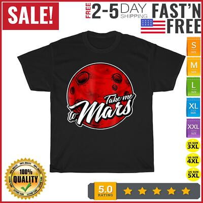 Velto Take Me To Mars Vintage T Shirt Men Fashion 2023 Women T Shirt Short Sleeve All Size S-5XL