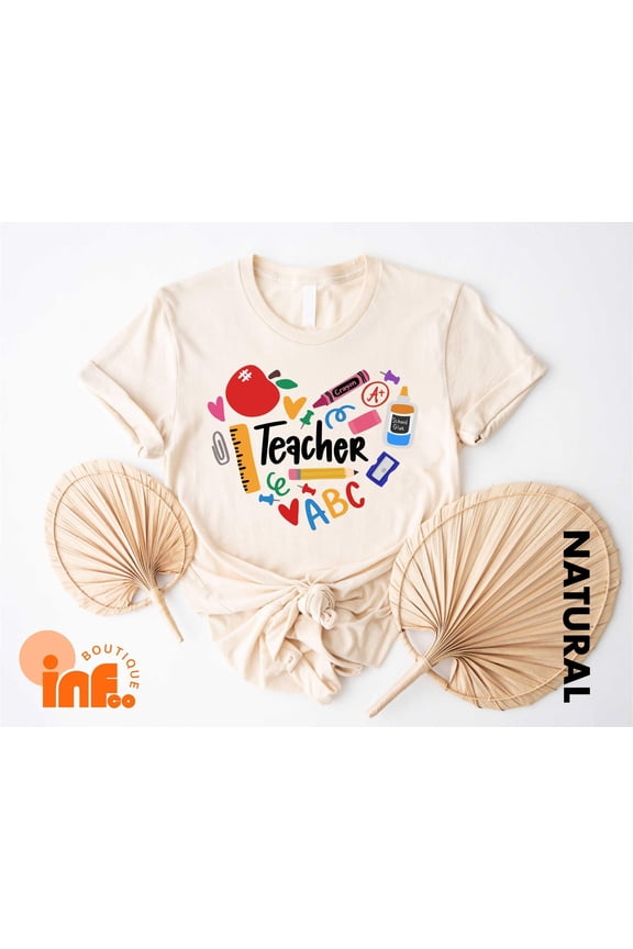 Teacher Shirt, Crayon Teacher Tee, Classroom Teacher Gift, Elementary School Shirt, Preschool Tee, Cute Daycare Shirt, Field Day T-Shirt All Size S-5XL