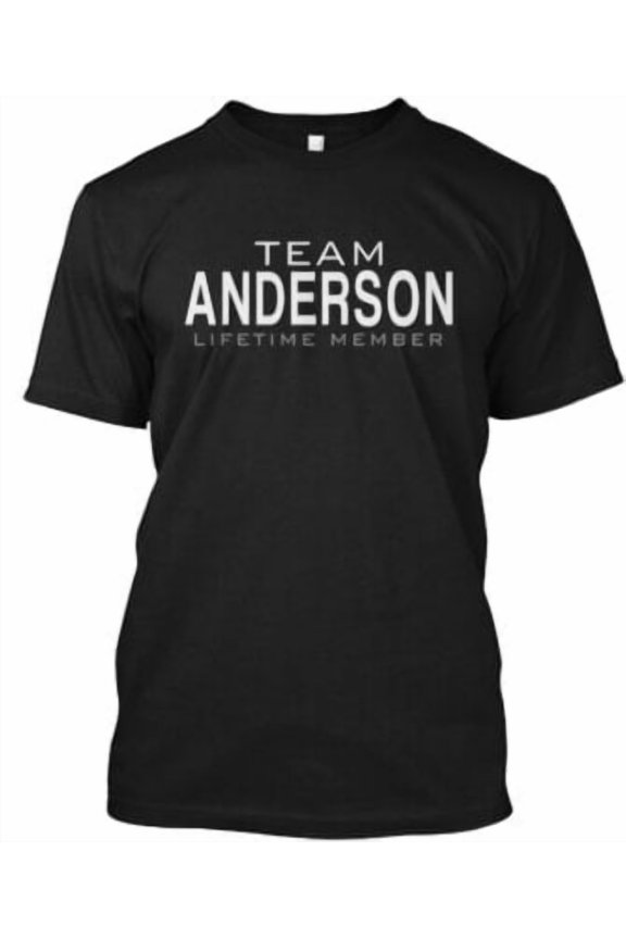 Team Anderson T-Shirt Made in the USA All Size S-5XL