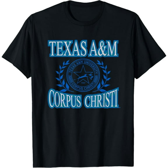 Velto Texas A&M Corpus Christi Islanders Laurels T-Shirt All Size S-5XL