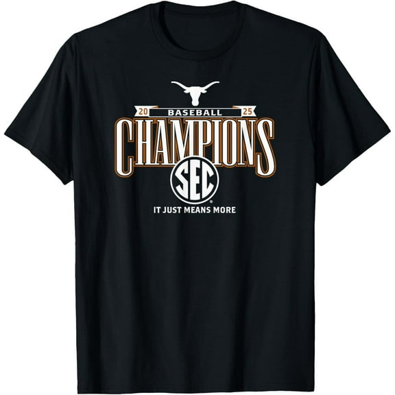Velto Texas Longhorns Baseball SEC Champs 2025 Season T-Shirt All Size S-5XL