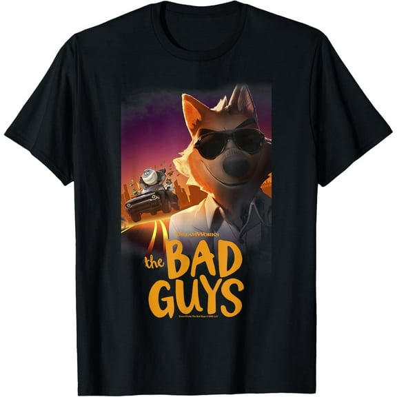 Velto The Bad Guys Mr. Wolf Selfie Group Poster T-Shirt All Size S-5XL