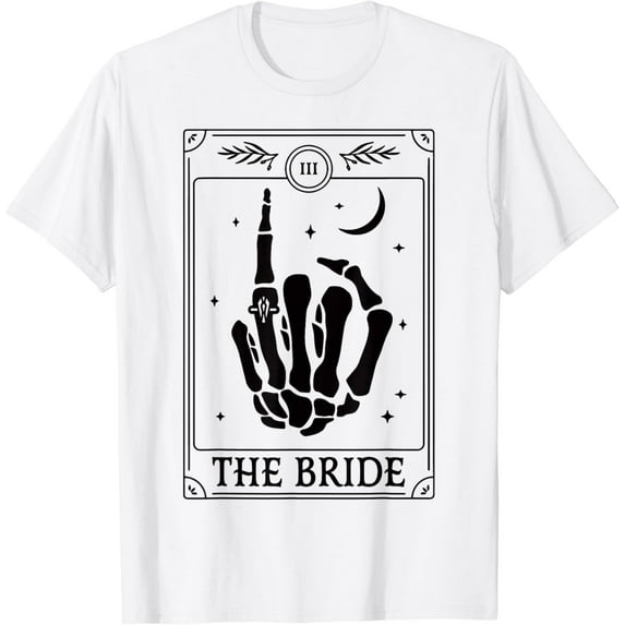 Velto The Bride Coven Skeleton Hand Gothic Bachelorette Wedding T-Shirt All Size S-5XL