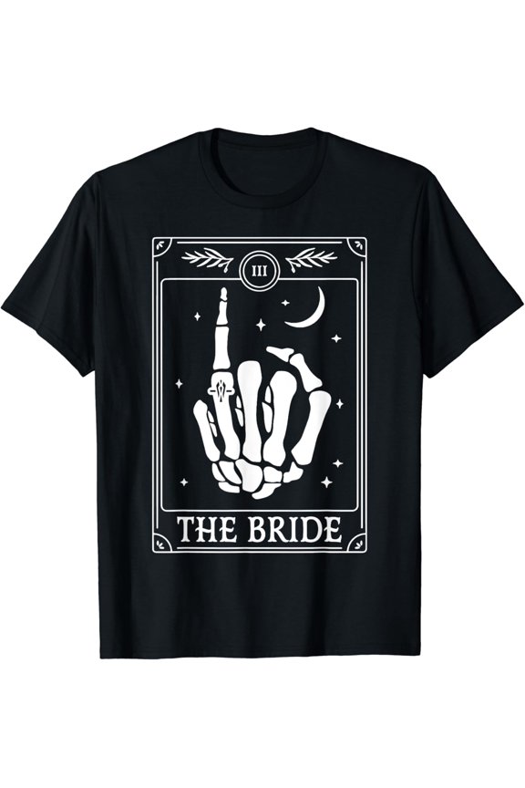 The Bride Coven Skeleton Hand Gothic Wedding Bachelorette T-Shirt All Size S-5XL