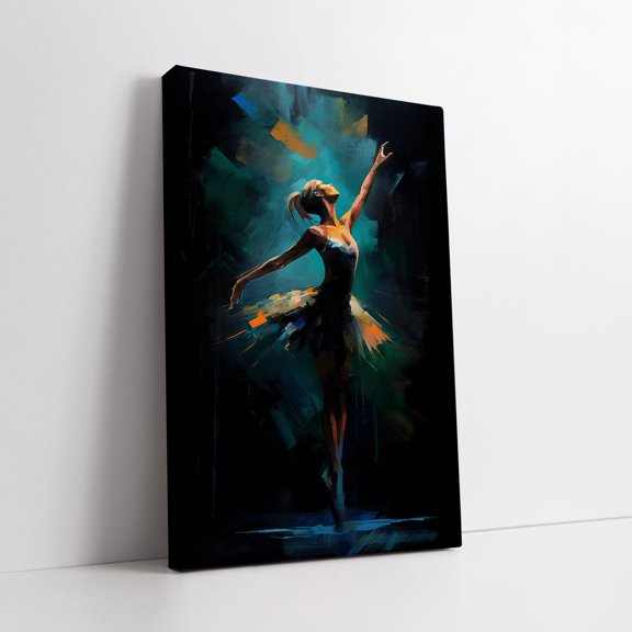 Velto The Elegance Of Ballet Art - Romantic Ballerina Canvas, Ideal Valentine'S Day Wall Decor Canvas, 12x18 UNFRAMED