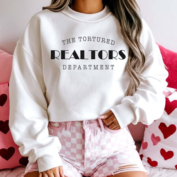 Velto The Tortured Realtors Department Shirt, Realtor Sweatshirt All Size S-5XL