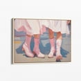 thumbnail image 1 of Velto These Boots Were Made For... | Girly Western Canvas | Girly Apartment Decor | Pink Wall Art | Girly Maximalist | Tb4 Canvas, 12x18 UNFRAMED, 1 of 4