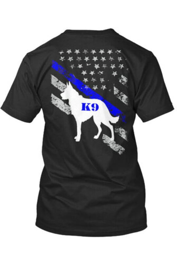 Thin Blue Line K9 Loyalty - T-Shirt Made in the USA All Size S-5XL
