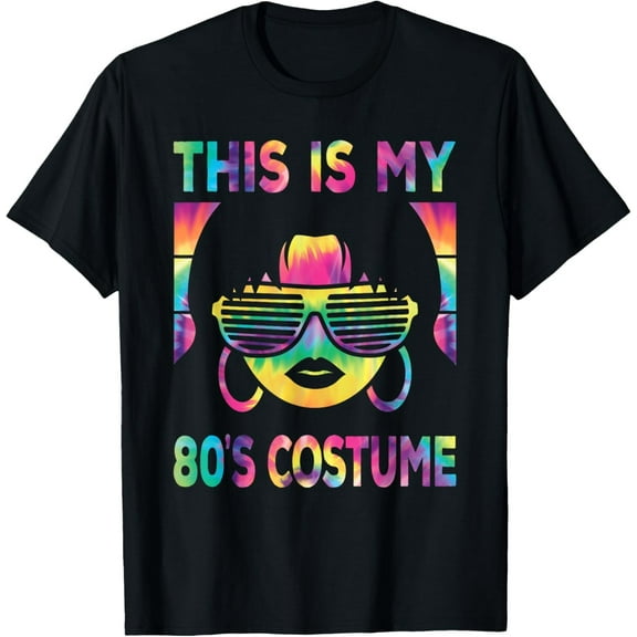 Velto This Is My 80's Costume Women 1980s 80s Outfit Disco Party T-Shirt All Size S-5XL