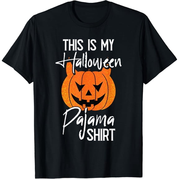 Velto This Is My Pajama DIY Costume Pumpkin T-Shirt All Size S-5XL