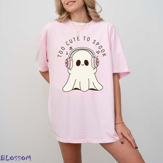 Velto Too Cute to Spook Shirt, Cute Ghost Happy Holiday T-shirt, Spooky Season Ghost T-shirt, Happy Holiday Shirt, Spooky Season Shirt All Size S-5XL